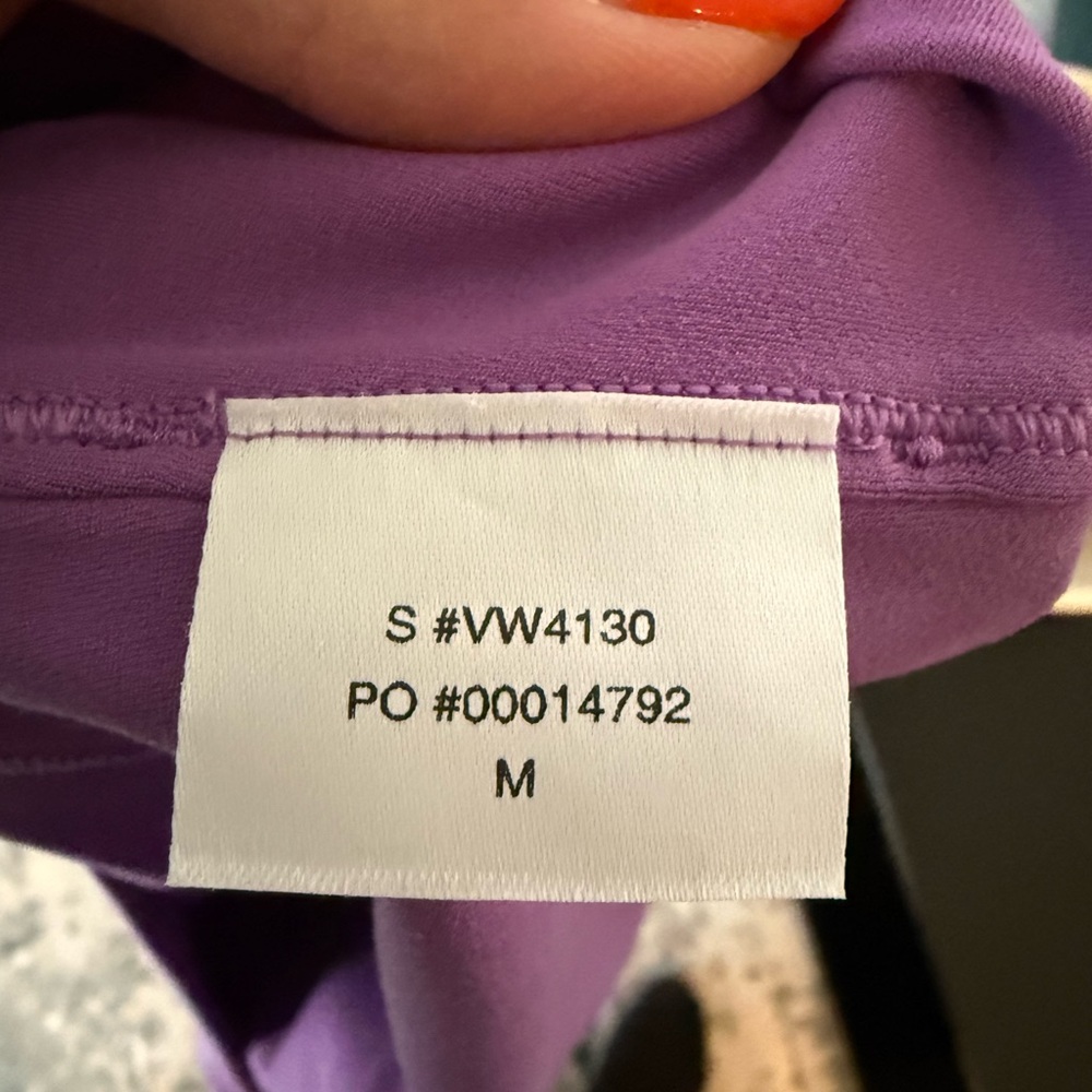 Vuori Purple High-Rise Leggings - Picture 3 of 3